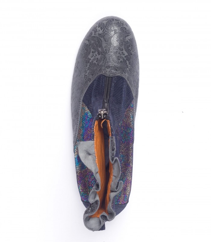 Zorka Gris Bleu Marine