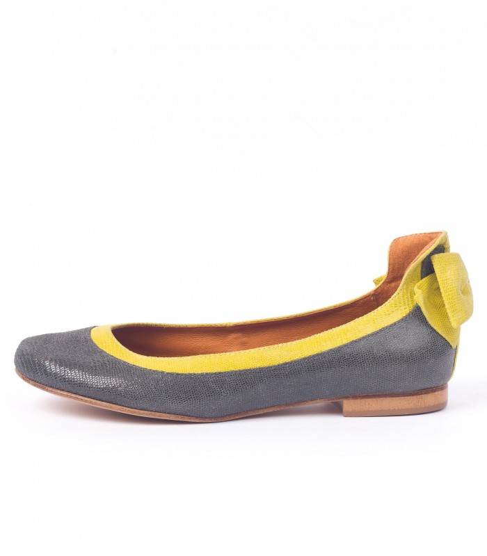 Ballerine Gris Jaune