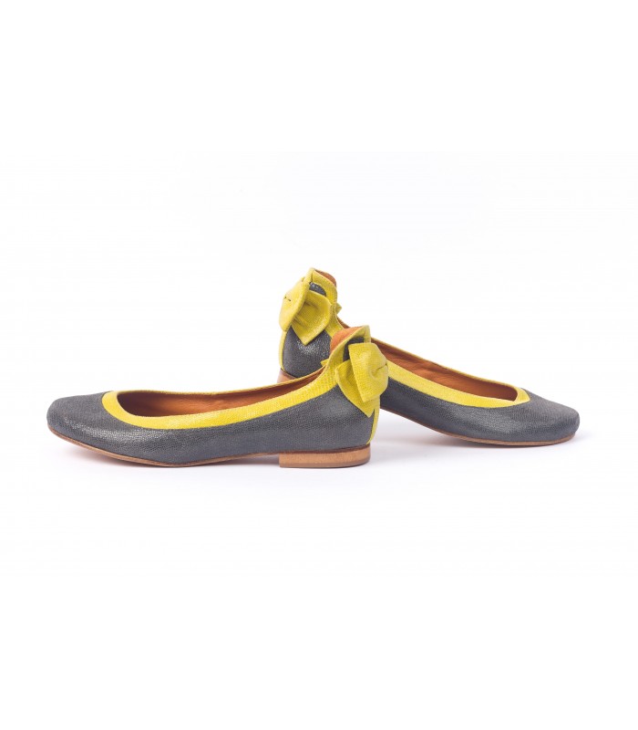 Ballerine Gris Jaune