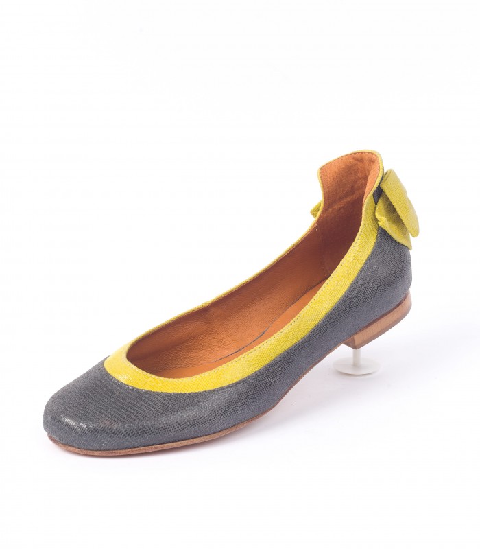 Ballerine Gris Jaune