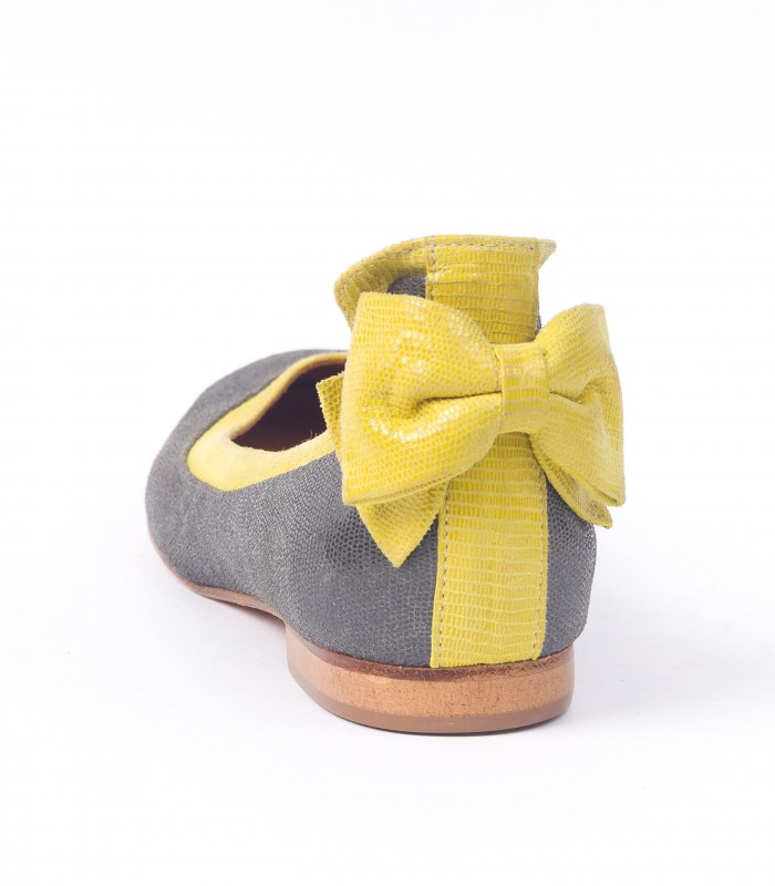 Ballerine Gris Jaune