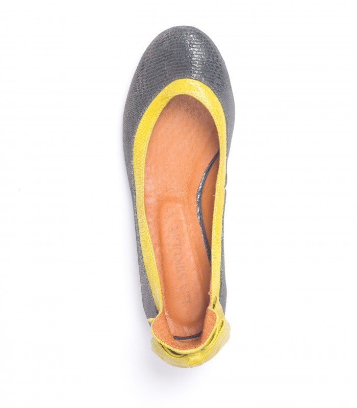 Ballerine Gris Jaune