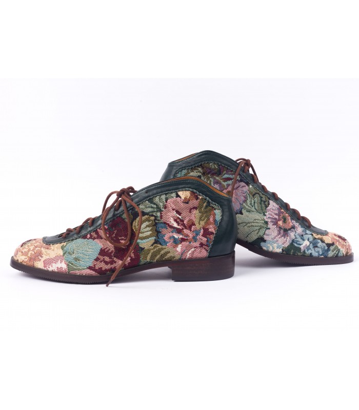 Chuck Fleurs multicolores Vert Foncé