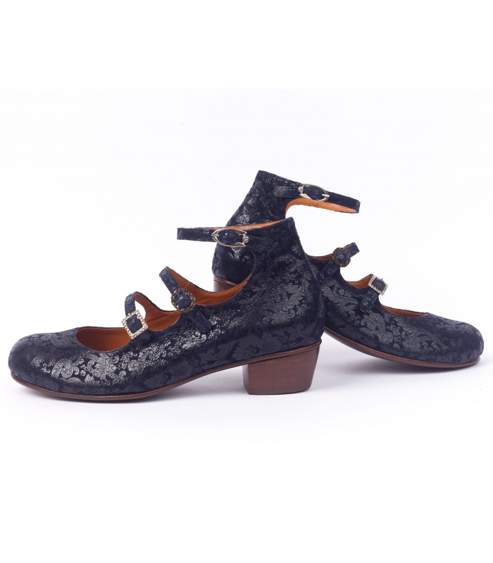 3 Boucles Noir dentelle